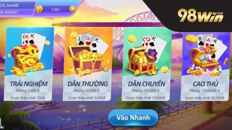 Sảnh TP Game Bài 3D tại Game Bài 98WIN